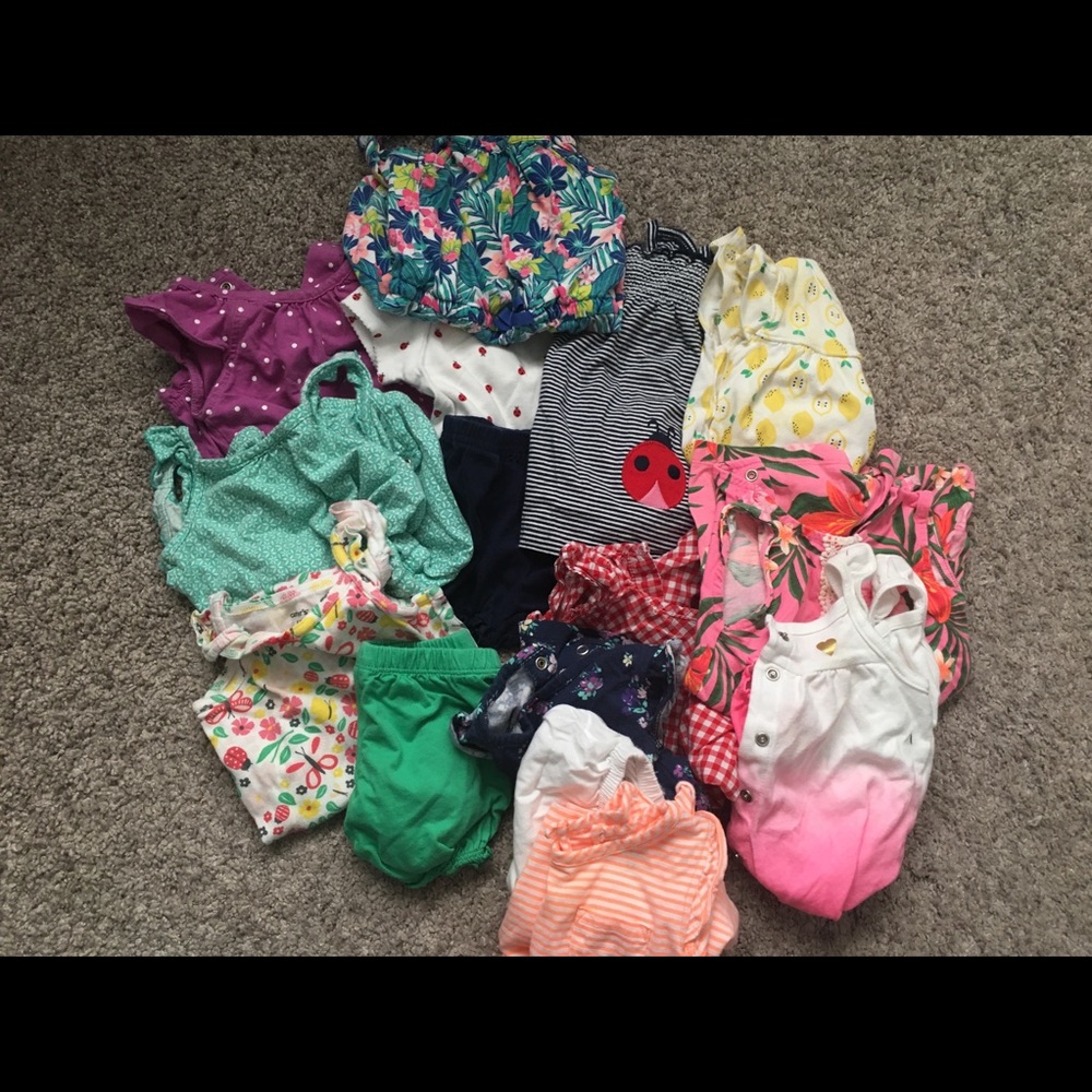 12 month girl summer lot